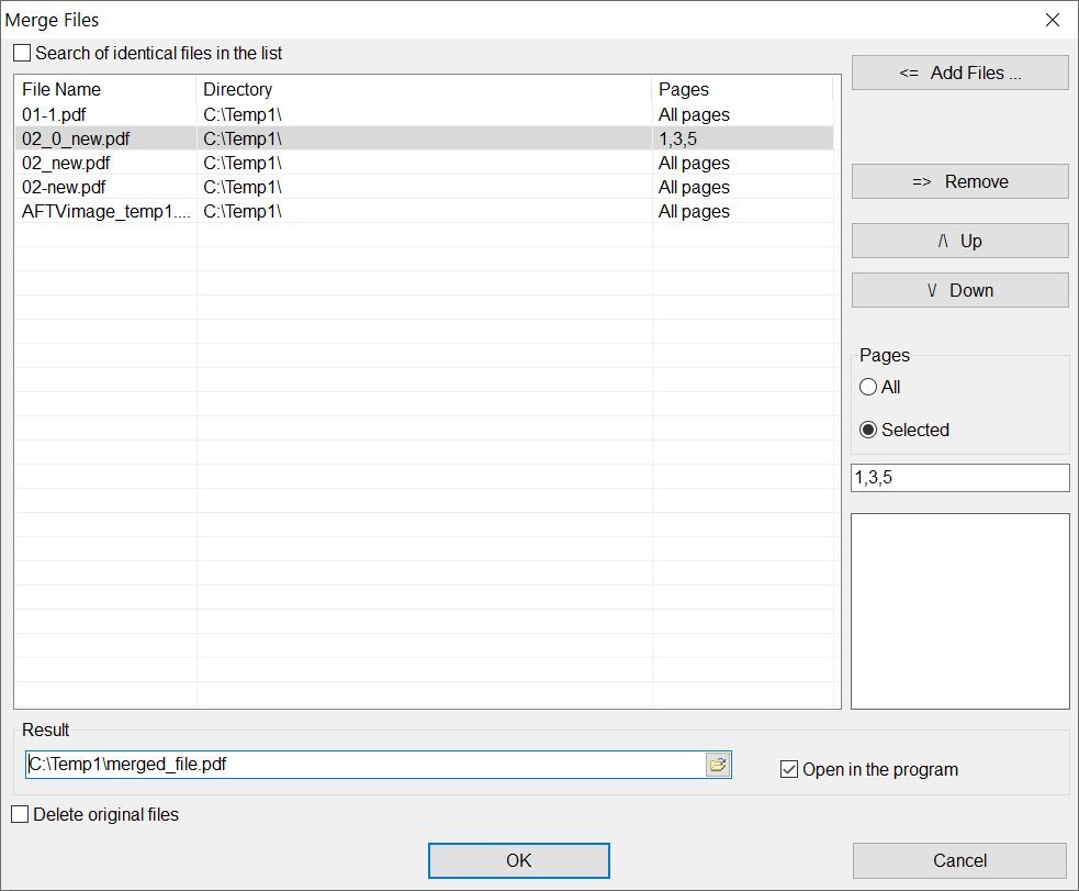 merge pdf files